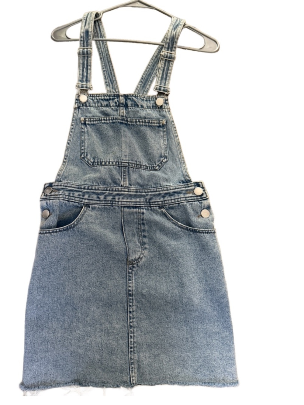 H&M Denim Overall Dress - Light Blue - women’s medium.